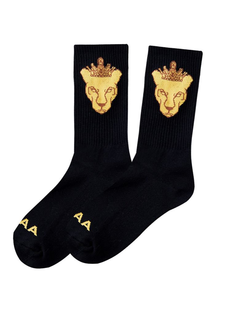 UTAA Crown Panther Basic Socks : Women's Black