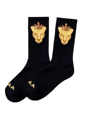 UTAA Crown Panther Basic Socks : Women's Black