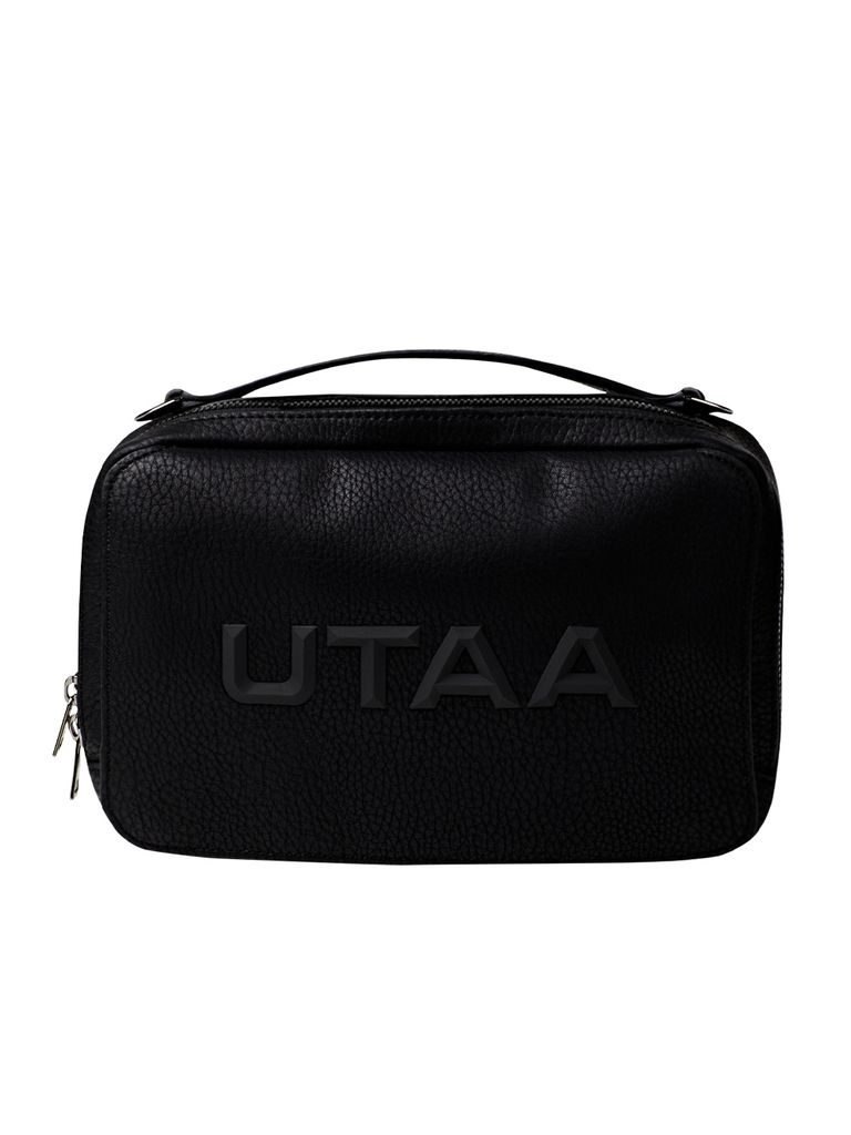 UTAA Figure Logo Strap Pouch Bag : Black