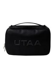 UTAA Figure Logo Strap Pouch Bag : Black