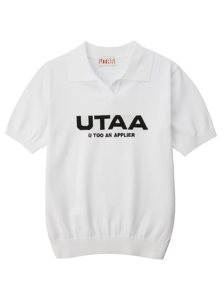 UTAA Putt Logo Knit PK T-Shirts : Women's White