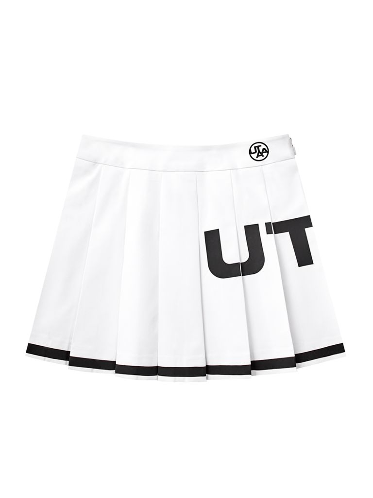 UTAA DayBreak Line Flare Skirt : White