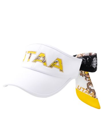 UTAA APEX Chain Baroque Frontier Ribbon Sun Visor : Women's Yellow