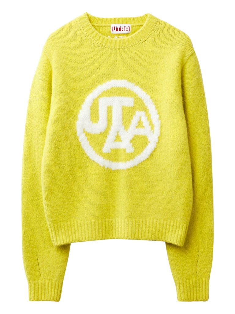 UTAA Neon Color Pop Knit Pullover : Women's Yellow