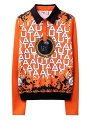 UTAA Blanc Baroque Panther PK Sleeve: Women's Orange