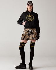 UTAA Gilt Ring Crown Panther Windbreaker Jumper : Women's Black