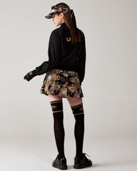 UTAA Gilt Ring Crown Panther Windbreaker Jumper : Women's Black