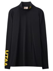 UTAA Logo Turtleneck Sleeve Sweat Suit : Men's Black