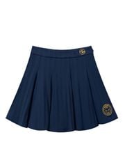 UTAA Ducat Gild Ring Panther Flare Skirt : Navy