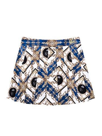 UTAA APEX Chain Baroque Pleats Skirt : Blue