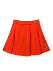 UTAA Ducat Gild Ring Panther Flare Skirt : Orange