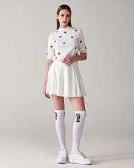 UTAA Logo Splash Sleeve T-Shirt : Women's White