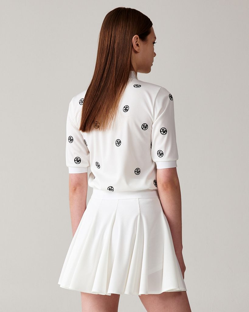 UTAA Logo Splash Sleeve T-Shirt : Women's White