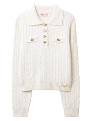 UTAA Ducat Wool Knit Pullover : Women's Ivory