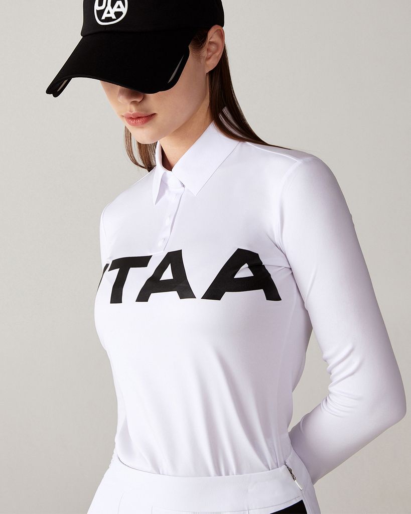 UTAA Bulk Logo Standard PK Sleeve : Women's White