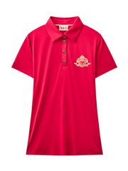 UTAA Grand Gold Crown Panther PK T-shirt : Women's Pink