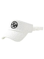 UTAA Pixel Tile Lace Sun Visor : Women's White