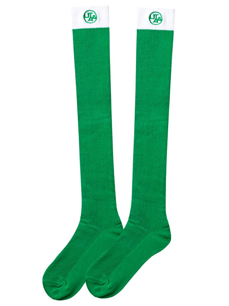 UTAA Symbol Color Knee Socks : Women's Green