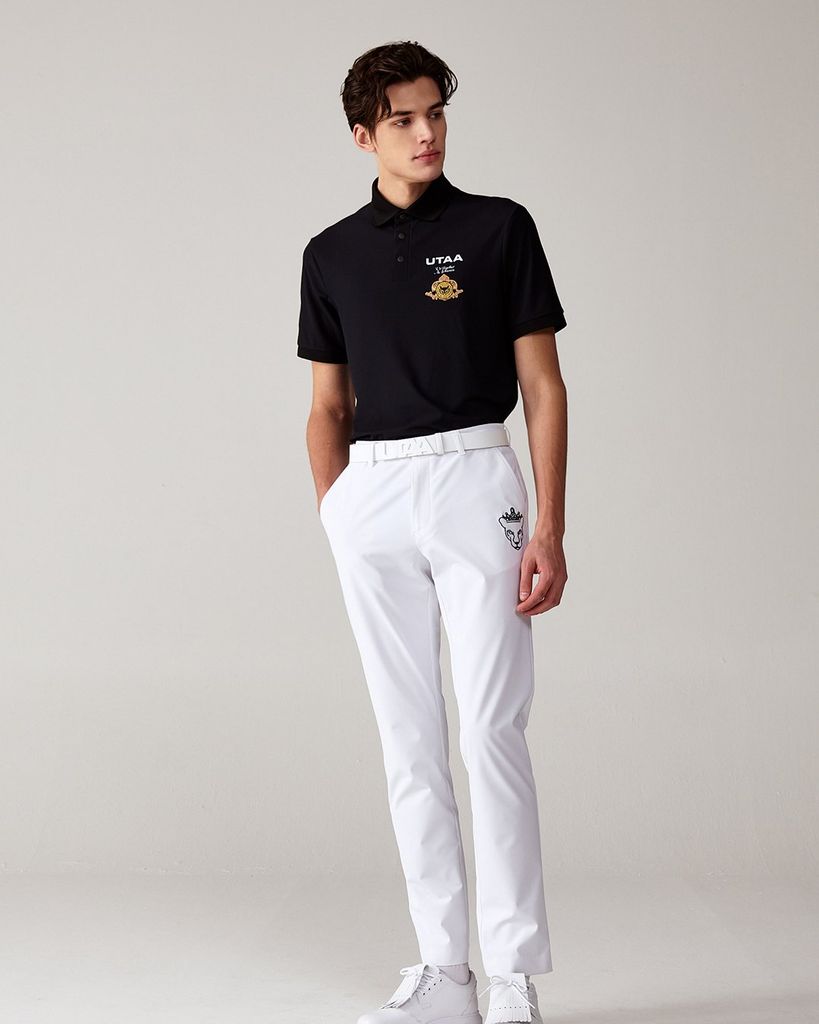 UTAA Golden Crown Ring Panther Compact PK T-shirt : Men's Black