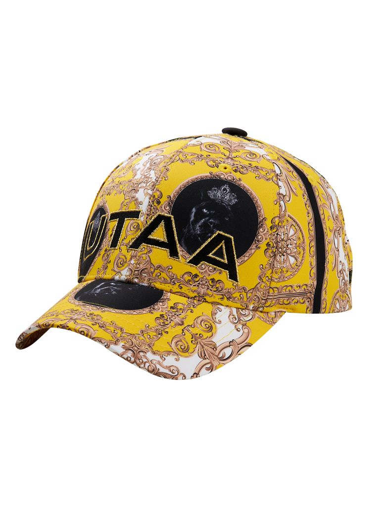 UTAA Baroque Golden Stroke Logo Cap : Yellow