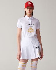UTAA Golden Crown Ring Panther State PK T-shirt : Women's White
