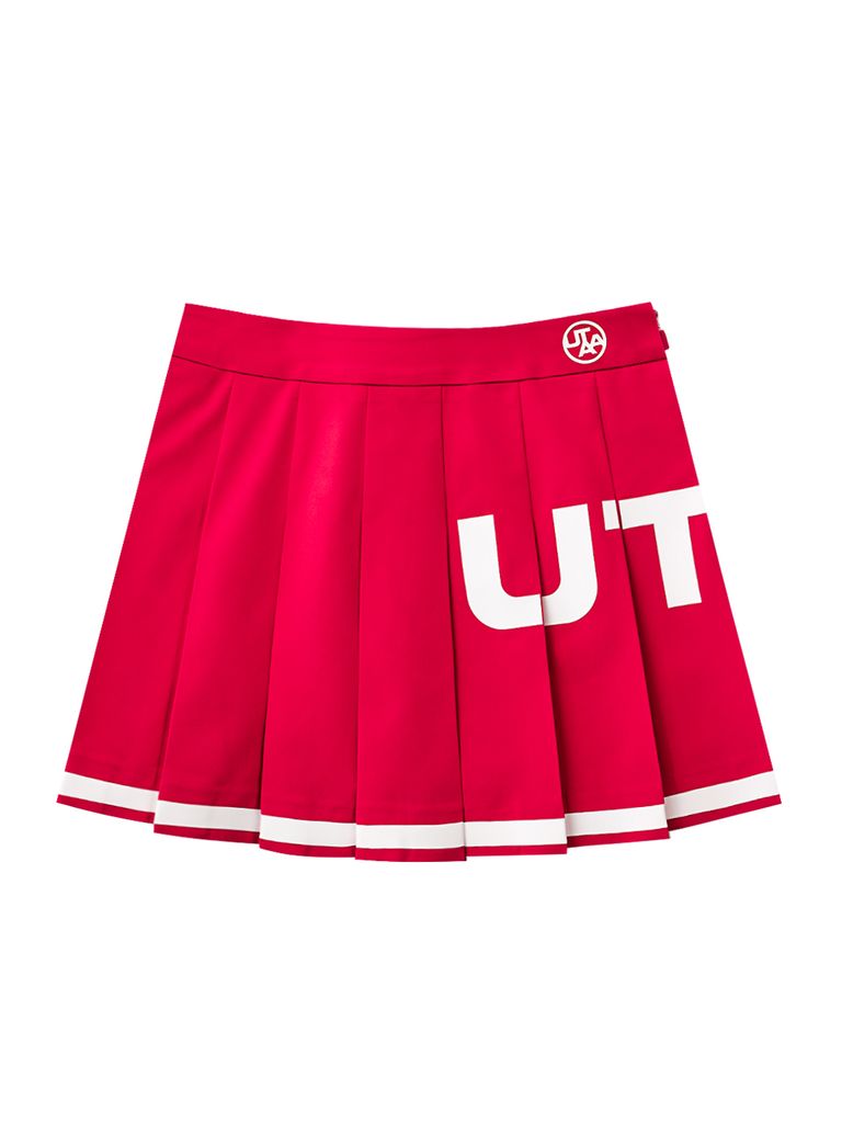 UTAA DayBreak Line Flare Skirt : Dark Pink