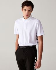UTAA Diagonal Symbol Line PK T-shirt : Men's White