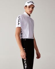 UTAA Diagonal Symbol Line PK T-shirt : Men's White