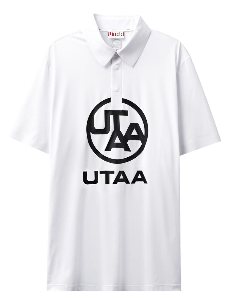 UTAA Logo Emblem PK T-Shirts : Men's White