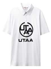 UTAA Logo Emblem PK T-Shirts : Men's White