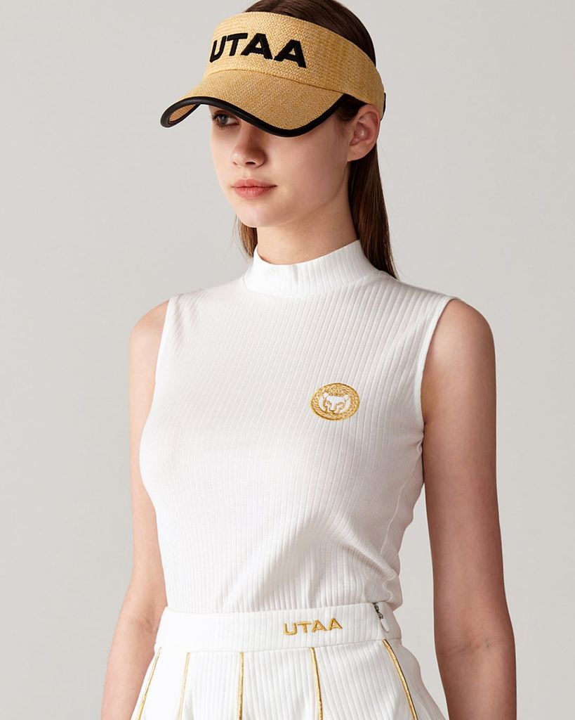 UTAA Summit Raffia Sun Visor : Beige