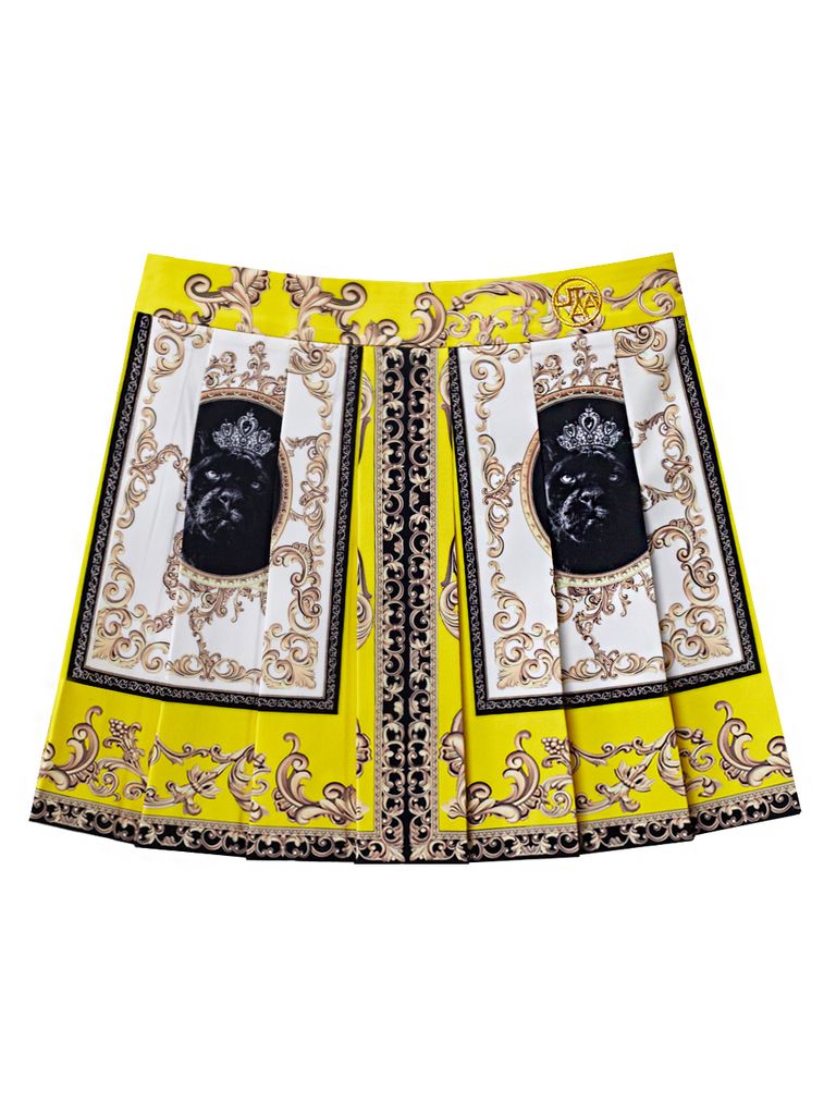 UTAA Bright Baroque Short Skirt : Women's Yellow
