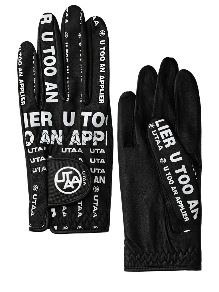 UTAA Traffic Messenger Sheepskin Golf Gloves : Women's Black