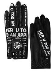 UTAA Traffic Messenger Sheepskin Golf Gloves : Women's Black