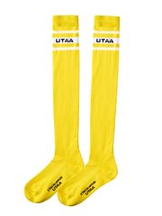 UTAA Neon Passenger Logo Knee Socks : Yellow