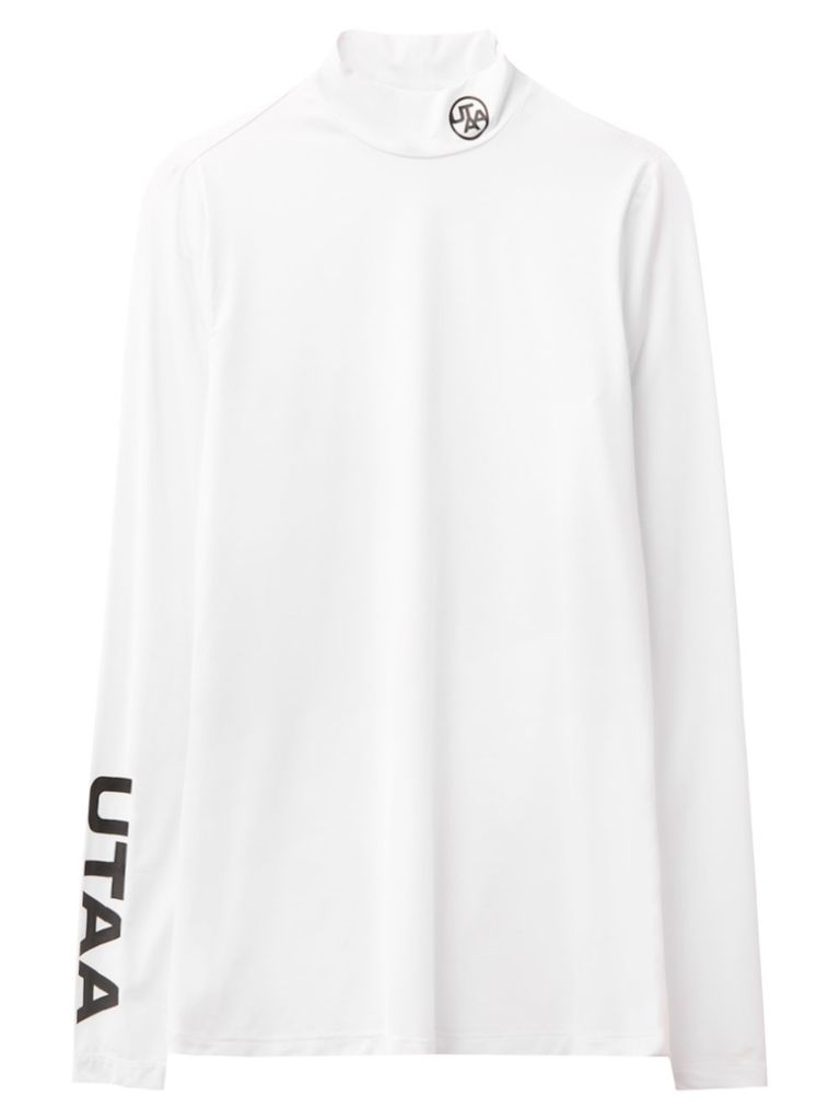 UTAA Logo Turtleneck Sleeve Sweat Suit : Men's White