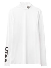 UTAA Logo Turtleneck Sleeve Sweat Suit : Men's White