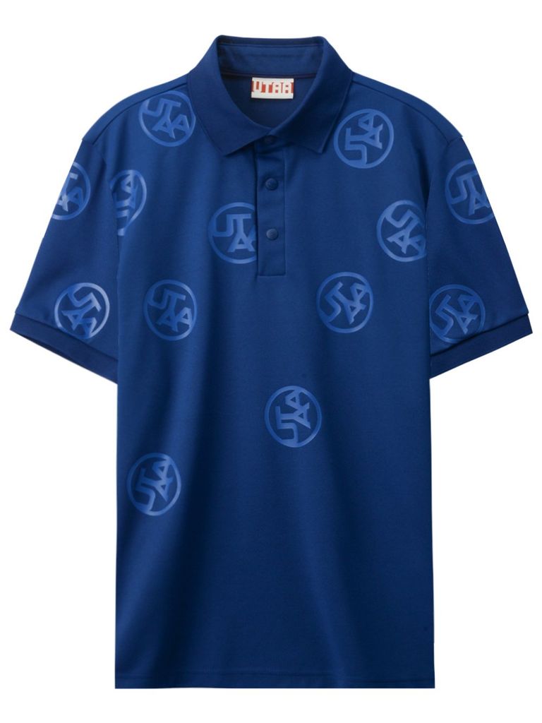 UTAA Logo Drop PK T-Shirts : Men's Blue