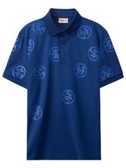 UTAA Logo Drop PK T-Shirts : Men's Blue