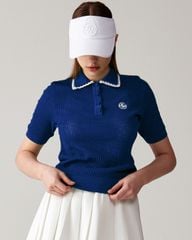 UTAA Dentelle Collar Scasi Knit : Women's Navy