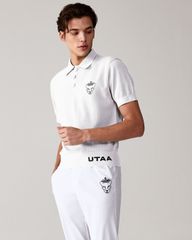 UTAA Crown Panther Wappen Classical PK Knit : Men's White