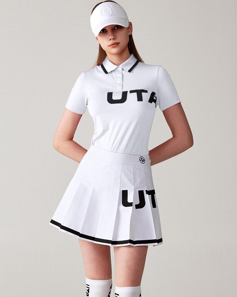 UTAA Daybreak Line PK T-shirt : Women's White