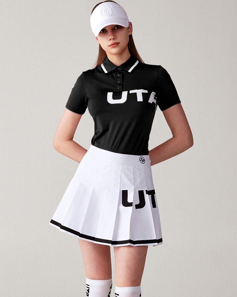 UTAA Daybreak Line PK T-shirt : Women's Black