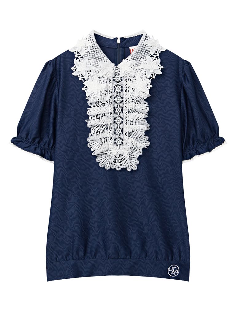 UTAA Notredame Lace Shirt : Women's Navy