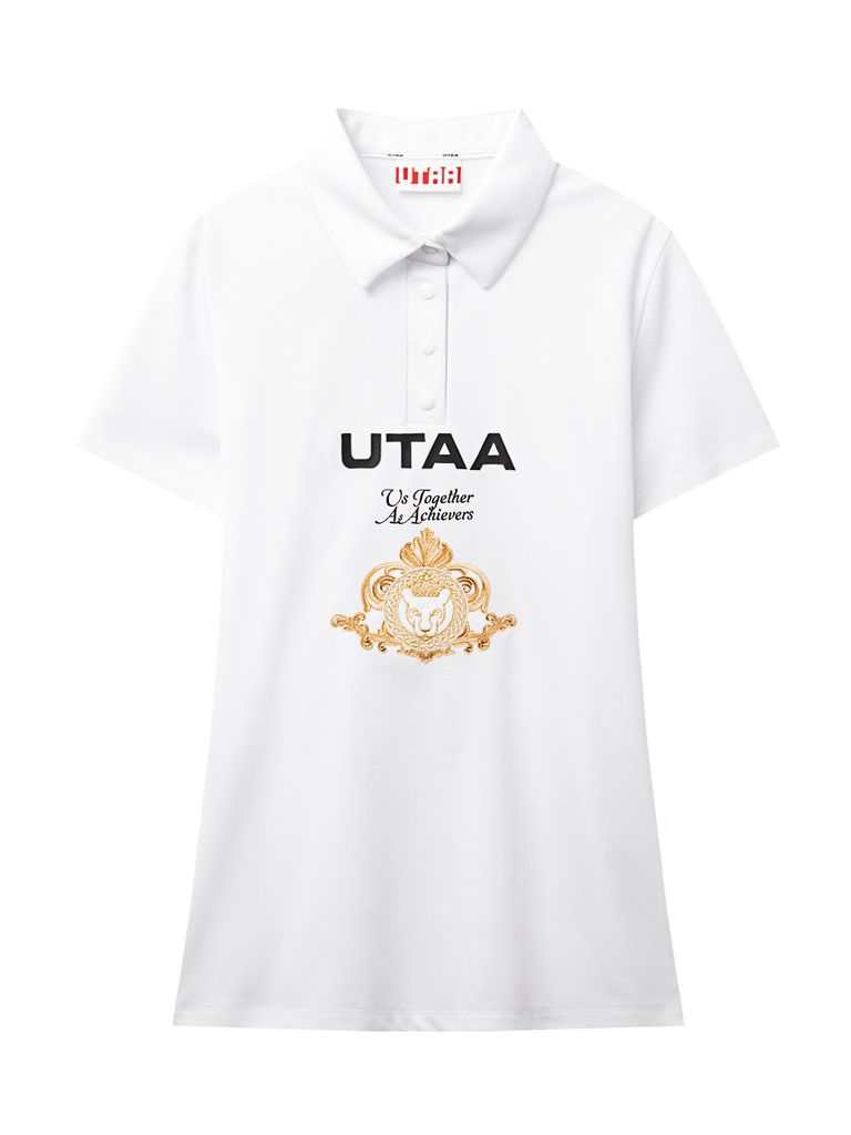 UTAA Golden Crown Ring Panther State PK T-shirt : Women's White