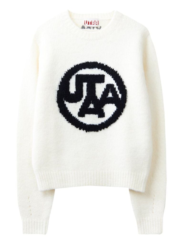 UTAA Neon Color Pop Knit Pullover : Women's White