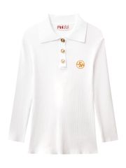 UTAA Gold Symbol PK Sleeve : Women's White