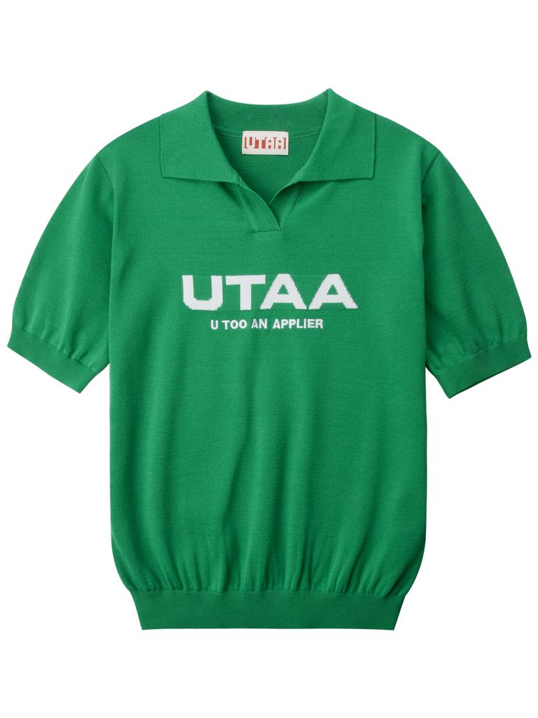 UTAA Putt Logo Knit PK T-Shirts : Men's Green