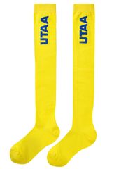 UTAA Logo Knee Socks : Yellow