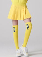 UTAA Logo Knee Socks : Yellow